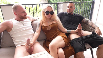 Cover for 'Two Step-Bros, One Booking Fail – Threesome Time! Hard Rought Threesome!'